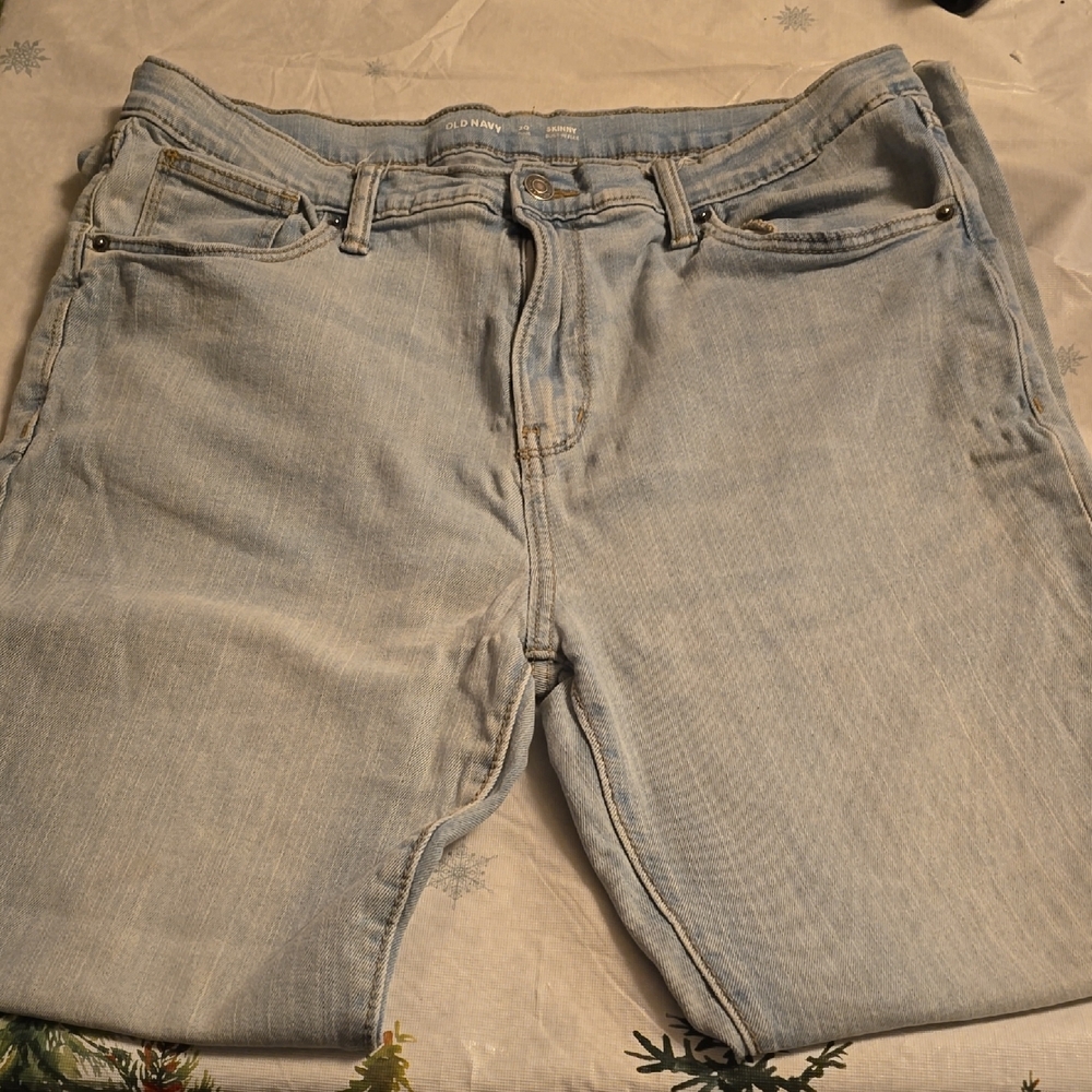 Old Navy Men's Light Wash Straight Jeans